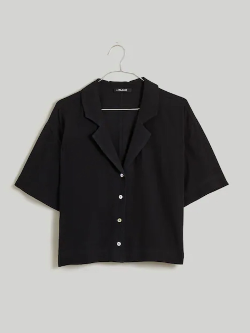 Madewell Button-Front Resort Shirt in Lusterweave